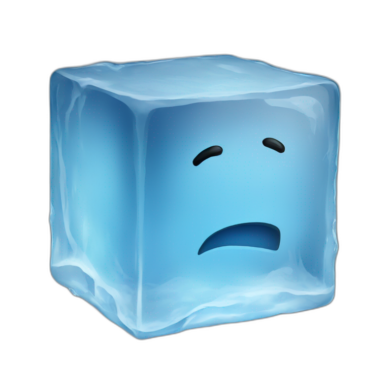 Ice cube | AI Emoji Generator