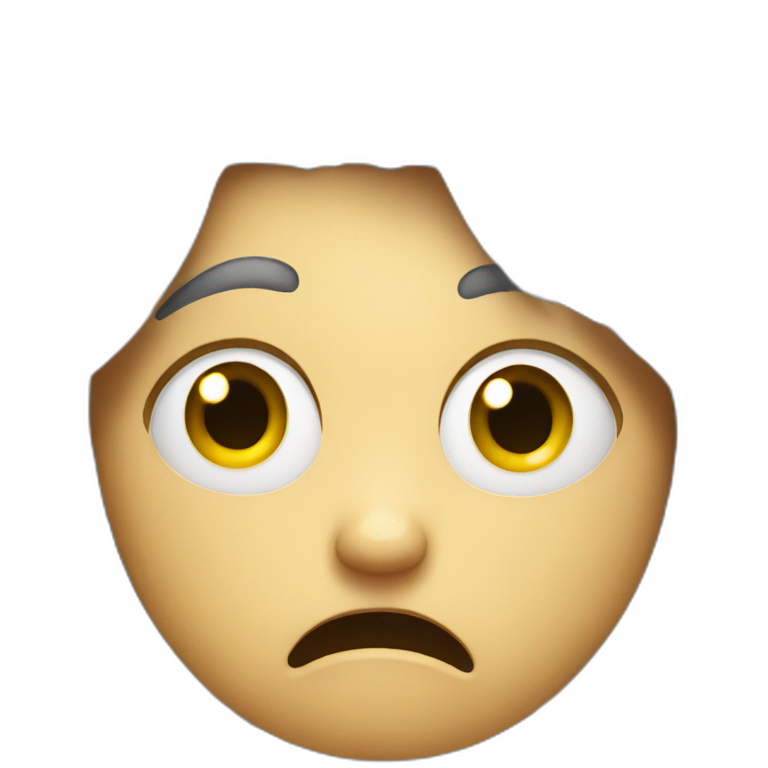 crying and wailing and shrinking | AI Emoji Generator