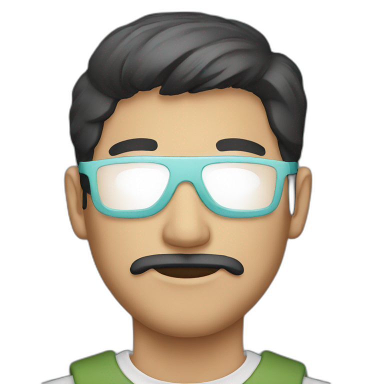 a man in mask | AI Emoji Generator