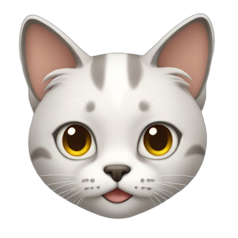 bobtail cat side angle portrait | AI Emoji Generator