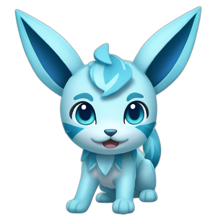 Glaceon pokemon | AI Emoji Generator