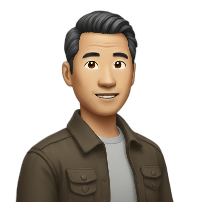 Jensen Huang with a GPU | AI Emoji Generator