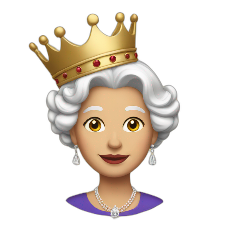 Queen Elizabeth | AI Emoji Generator