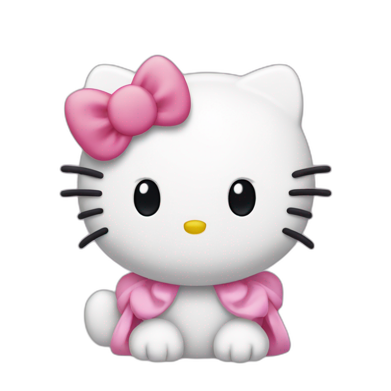 Hello kitty with juste a spider man cap and no mouth (very cute) | AI ...