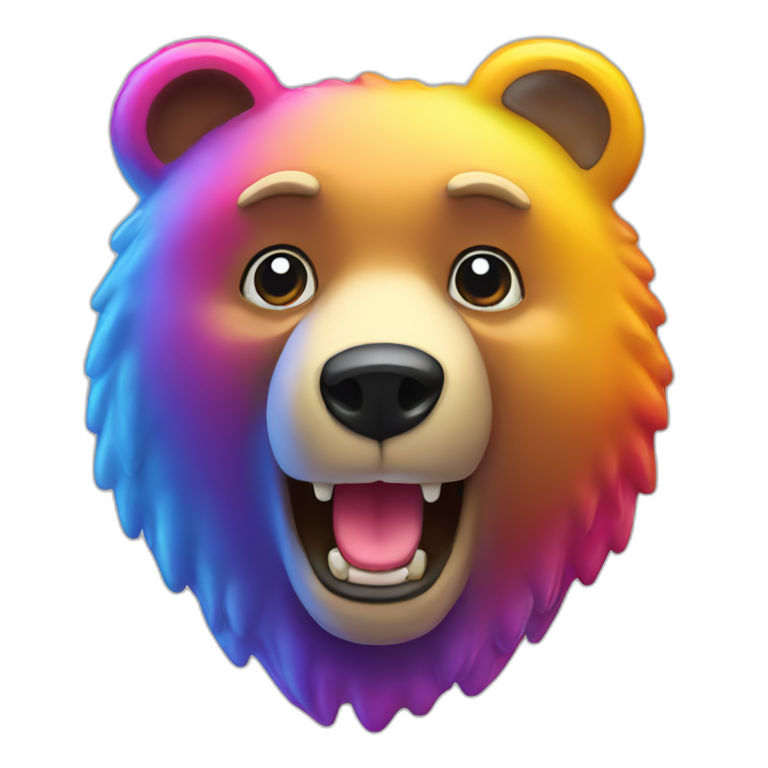 gummy bear angy | AI Emoji Generator