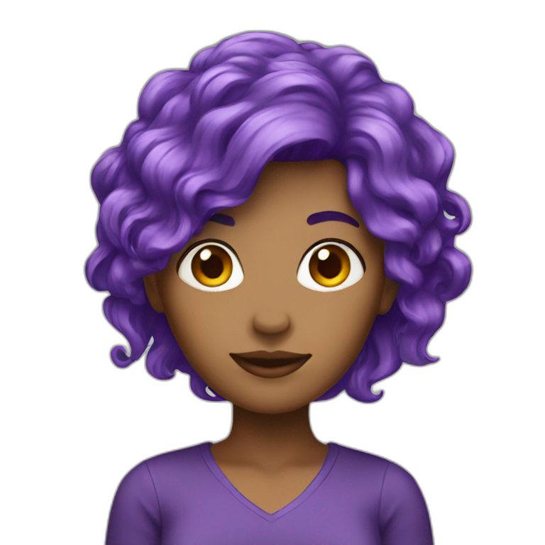 Older white women short cropped hair, hair | AI Emoji Generator