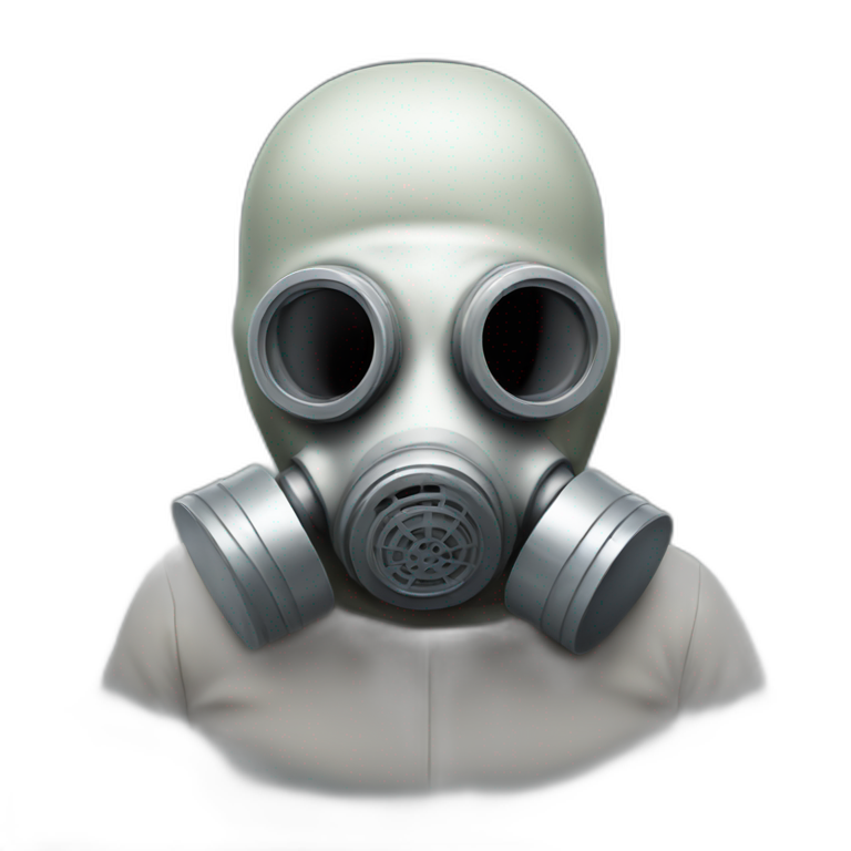 gas mask boy | AI Emoji Generator