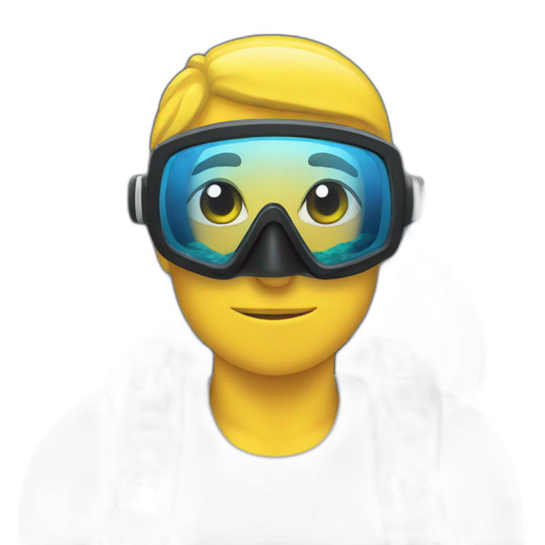 scuba diver diving | AI Emoji Generator