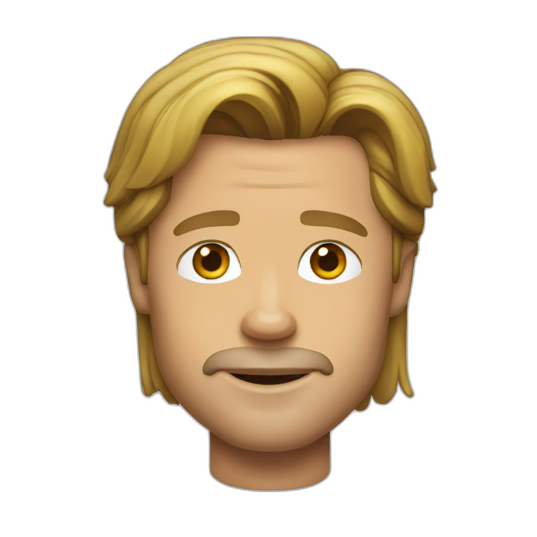 Brad Pitt mikki | AI Emoji Generator