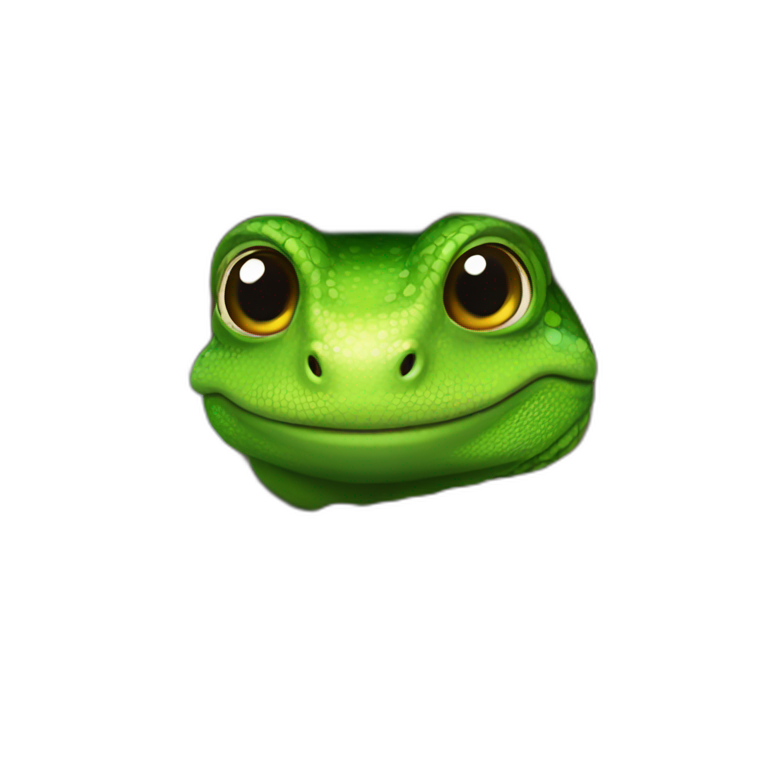 Red lezard | AI Emoji Generator