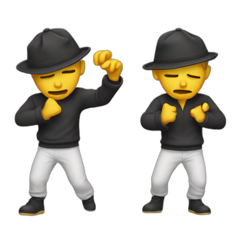 emoji hitting dab | AI Emoji Generator