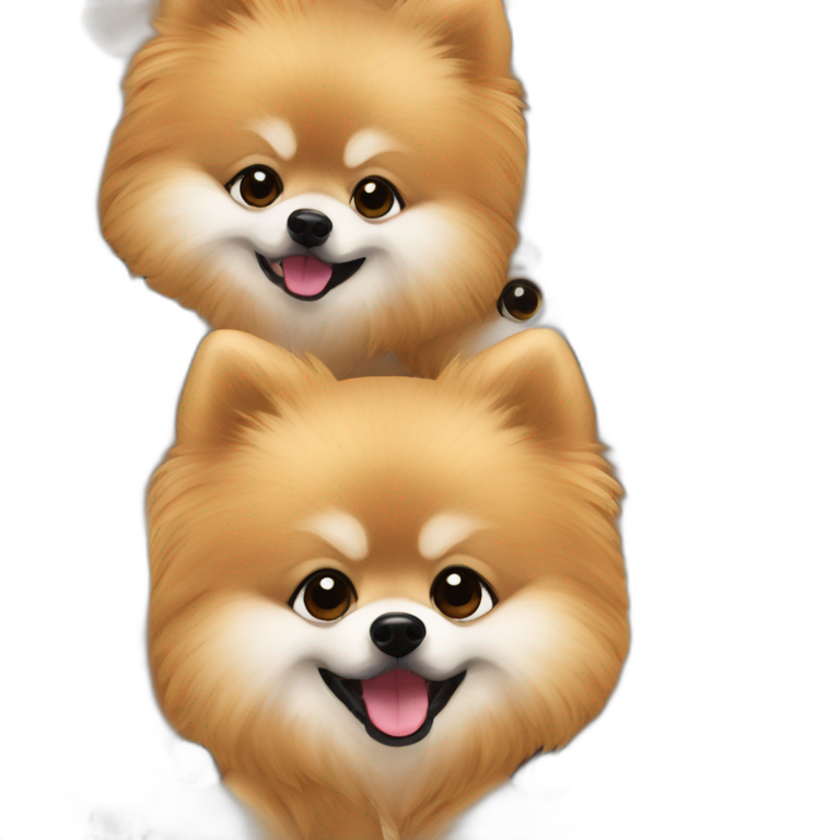 dog with black ears and brown muzzle | AI Emoji Generator