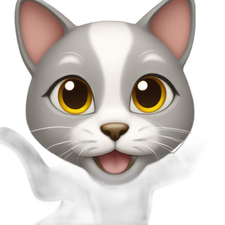 Dancing cat | AI Emoji Generator