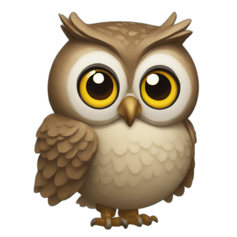 Purple owl | AI Emoji Generator