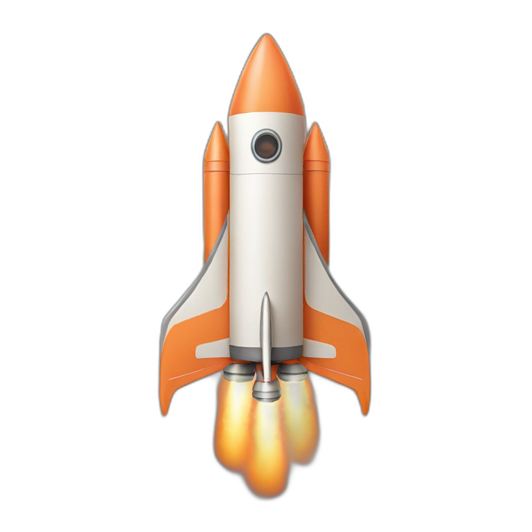 Accenture launch rocket ship | AI Emoji Generator