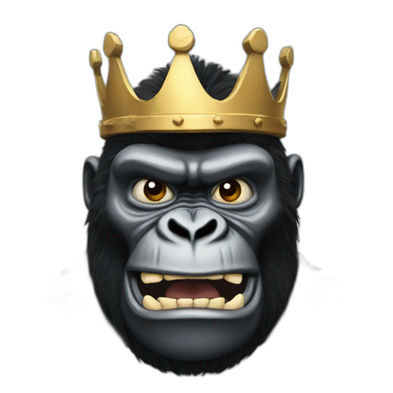 Godzilla fighting king kong | AI Emoji Generator