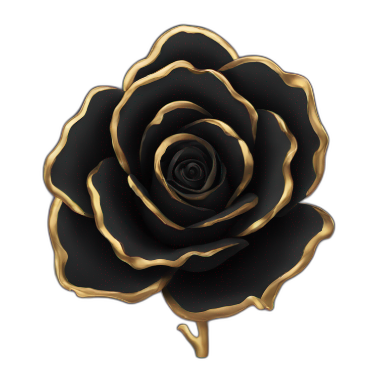 Gold rose | AI Emoji Generator