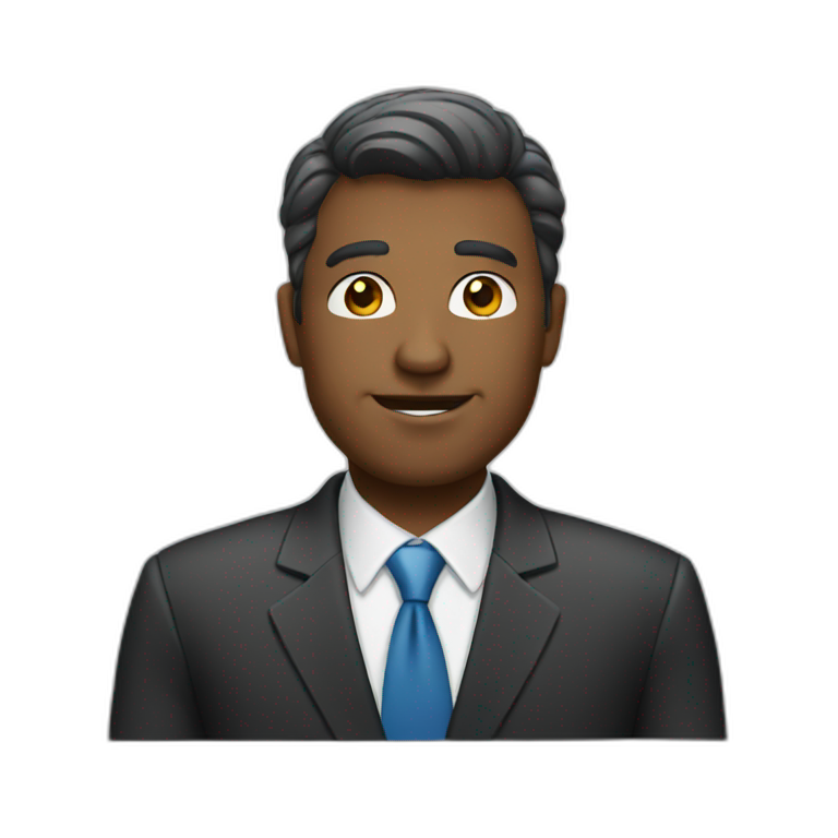 businessman crossing his arms | AI Emoji Generator