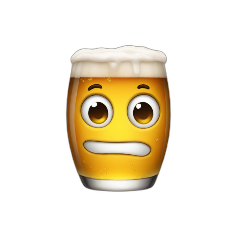 BITTER BEER FACE | AI Emoji Generator