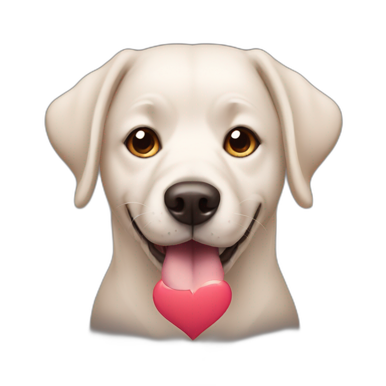 Pappy eyes dog | AI Emoji Generator