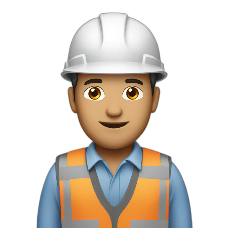 woman engineer standing | AI Emoji Generator