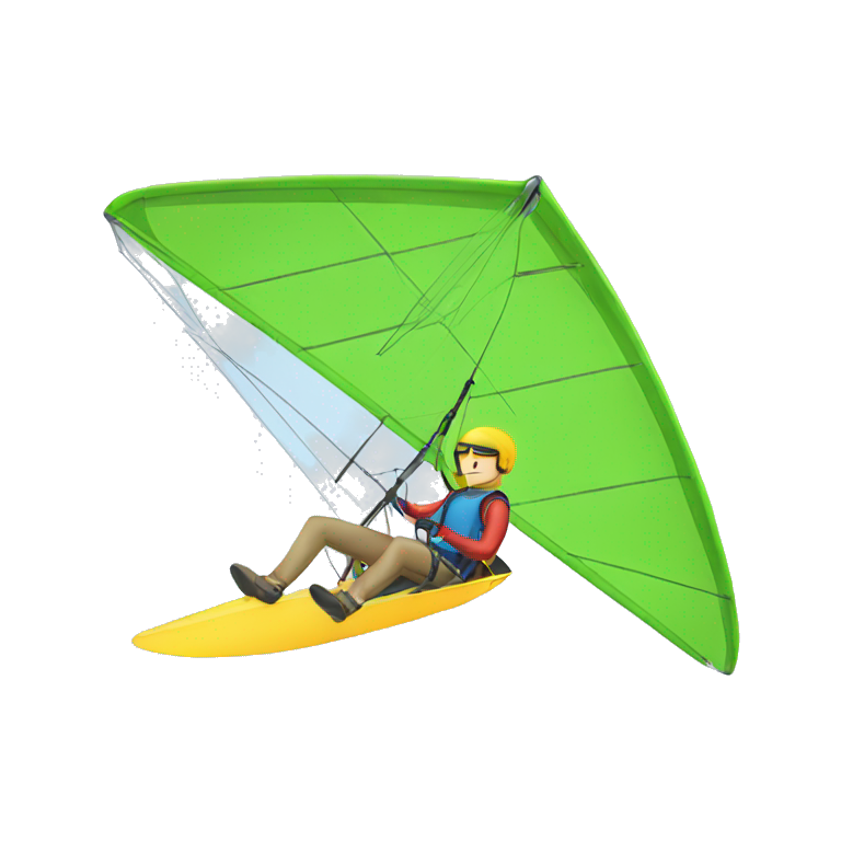 hang glider | AI Emoji Generator