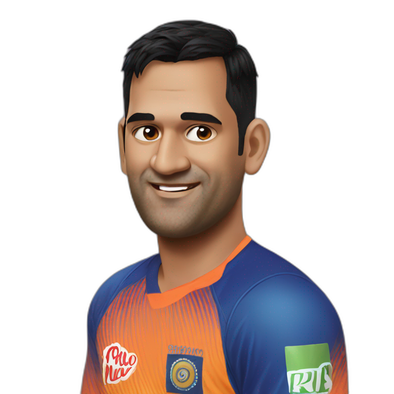 Ms dhoni | AI Emoji Generator