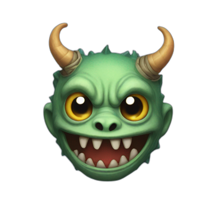 Écriture Triple monstre | AI Emoji Generator