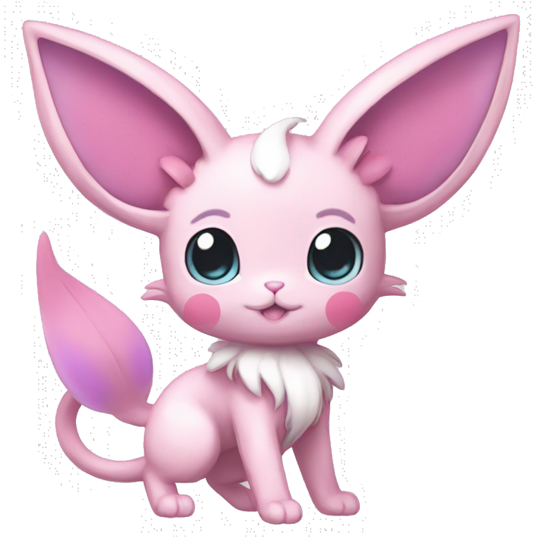 Kawaii Sylveon-Espeon-Pokémon full body | AI Emoji Generator