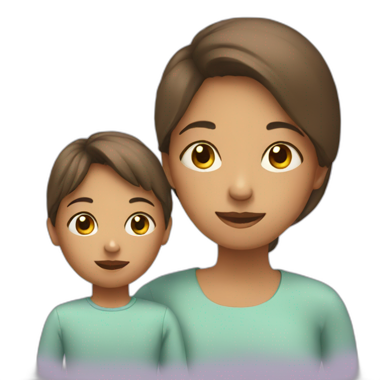 mom son blob AI Emojis