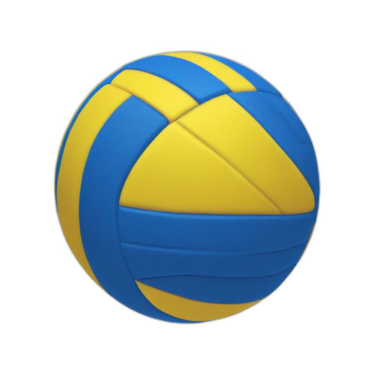 Volleyball net with ball | AI Emoji Generator