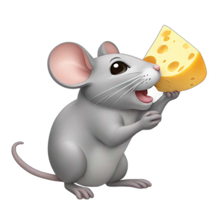 mouse trap with cheese on it and box | AI Emoji Generator