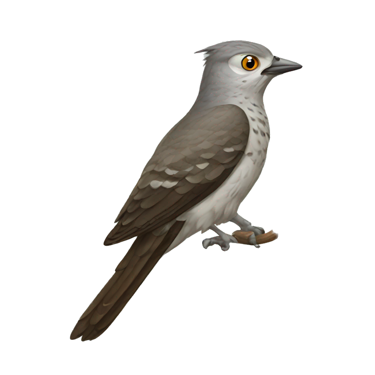 Cuckoo Bird Wearing A Vintage Dress Ai Emoji Generator