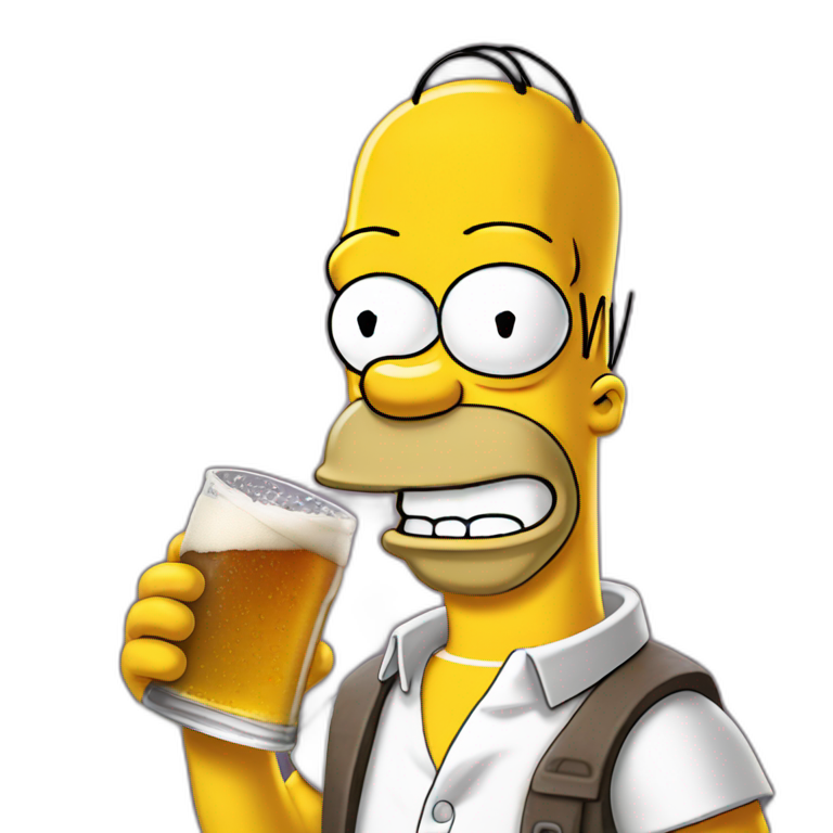 Homer drink | AI Emoji Generator