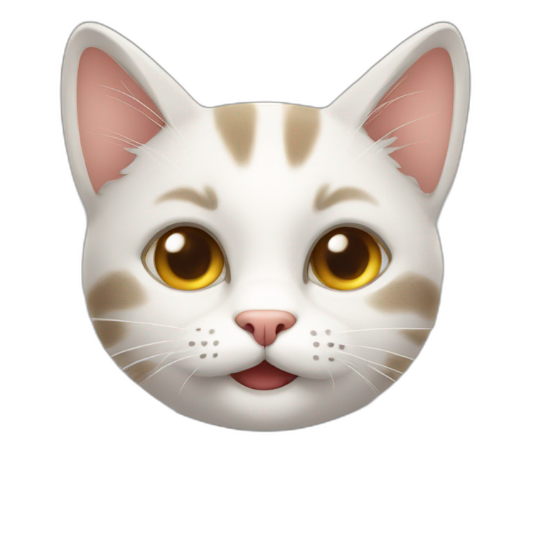 playful cat staring at you | AI Emoji Generator